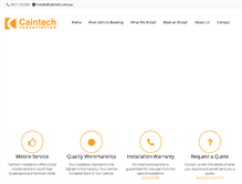Tablet Screenshot of caintech.com.au